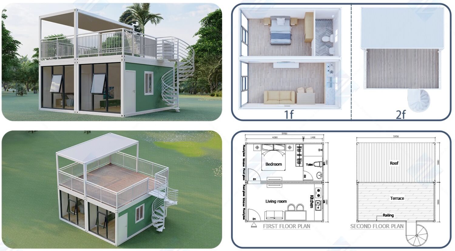 Assemble Container House B2 (68 m2)