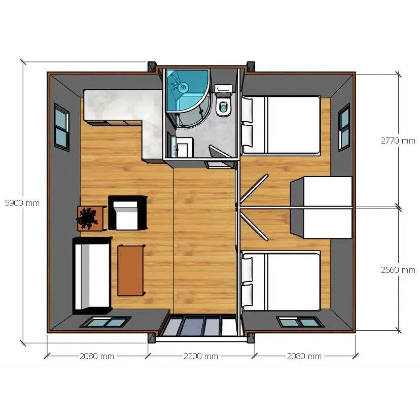 Expandable Container House