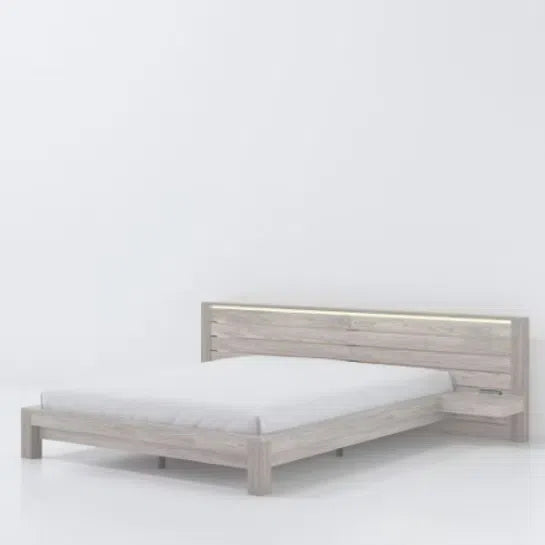 Modern Wood Bed