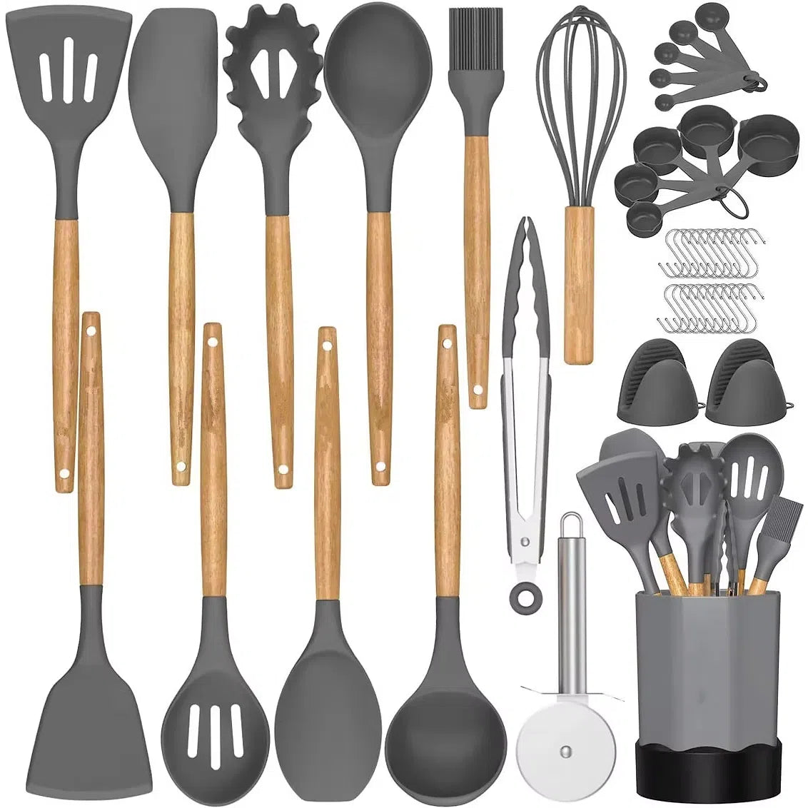 Silicone Kitchen Utensils Set